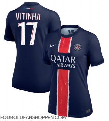 Paris Saint-Germain Vitinha #17 Hjemmebanetrøje Dame 2024-25 Kortærmet